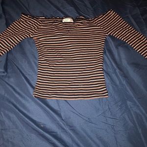 Cotton On long sleeve crop top